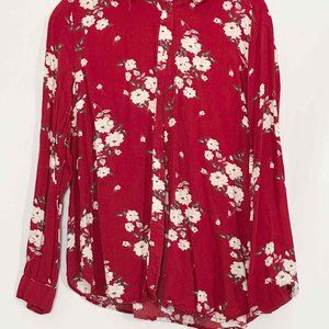 H&M Divided Floral Shirt Blouse